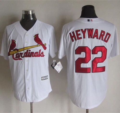 Cardinals #22 Jason Heyward White New Cool Base Stitched MLB Jersey - Click Image to Close